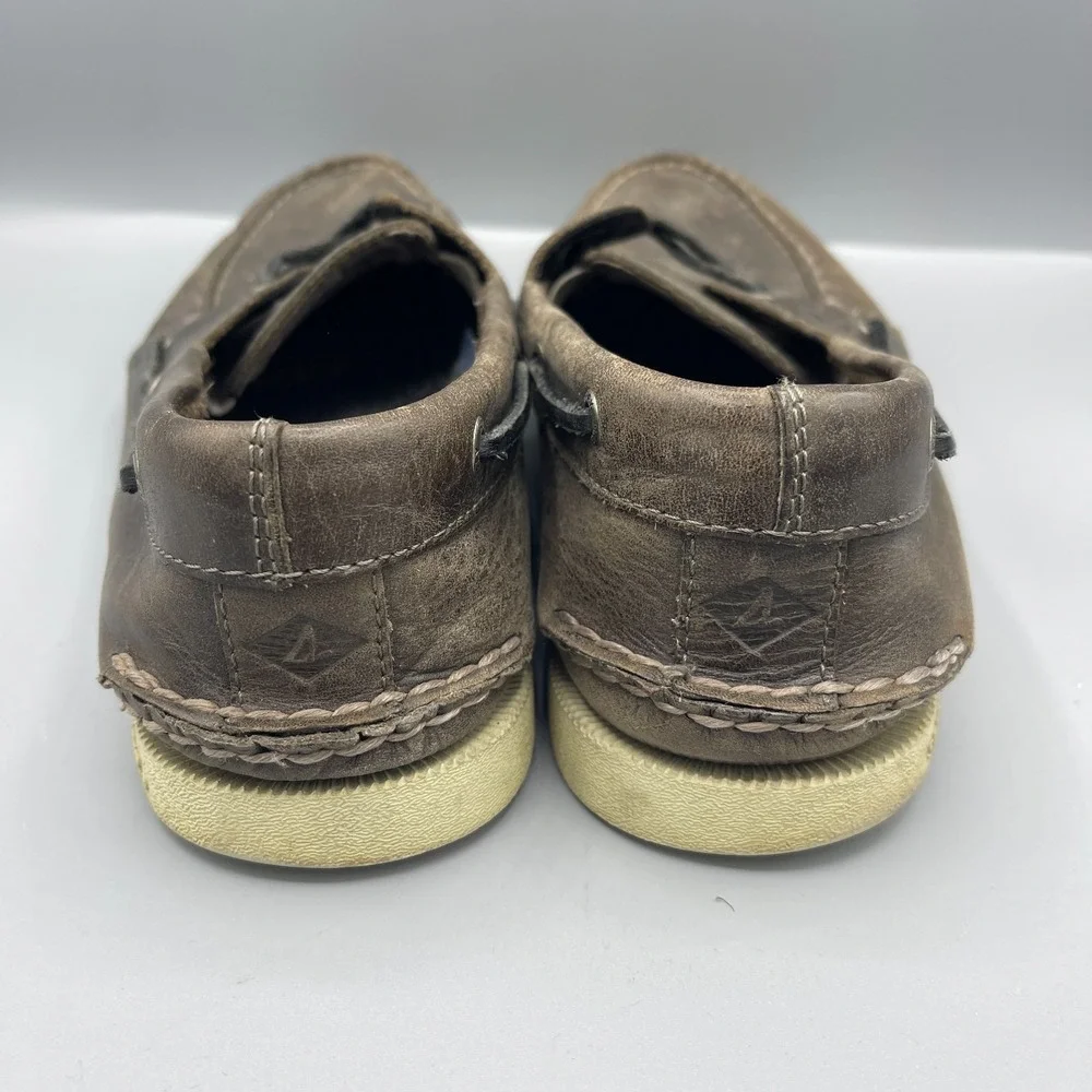 Sperry Top Sider Boat Shoes‎ Mens US 10.5M Brown Upper Leather Comfort Lace Up